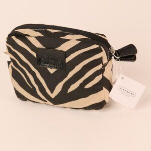 Coach Poppy Y2K Folding Zebra Tote Bag  NWT
